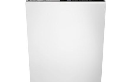 Masina de spalat vase incorporabila Electrolux ESL4510LO, 9 seturi, 5 programe, Clasa A+, Motor inverter, Indicator luminos pe podea, Afisaj digital, 45 cm, Inox